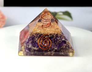 Amethyst Orgonite Pyramid
